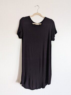 Black T-shirt Dress